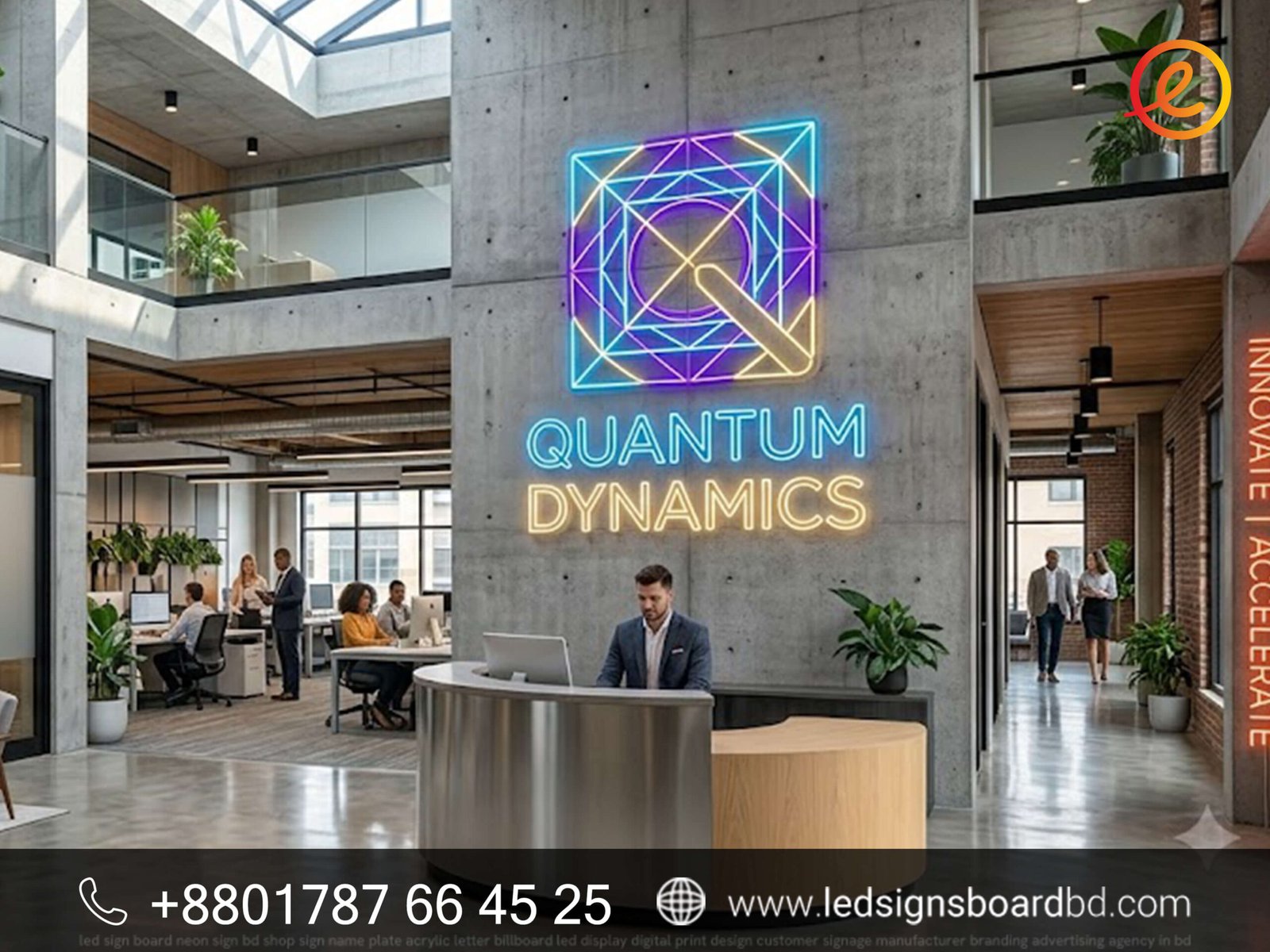 LED Neon Signage for Corporate Office | Best Quality