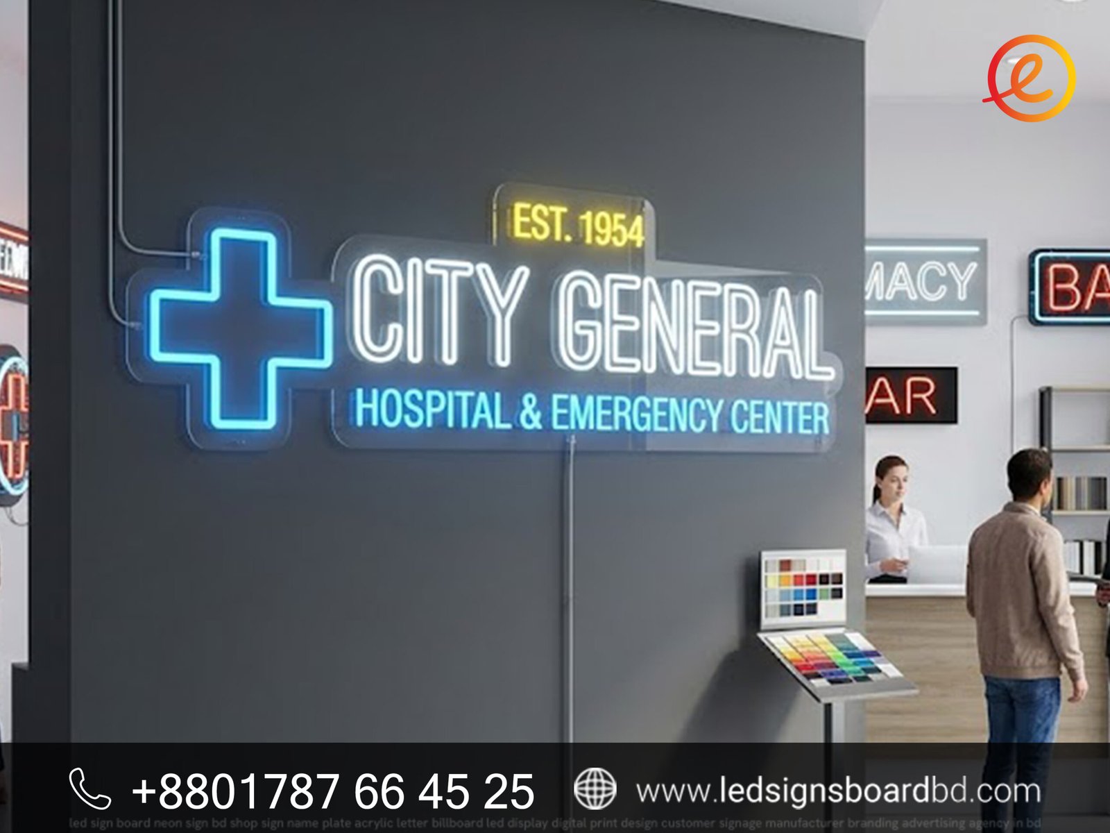 LED Neon Signage Price for Hospital | Best Quality