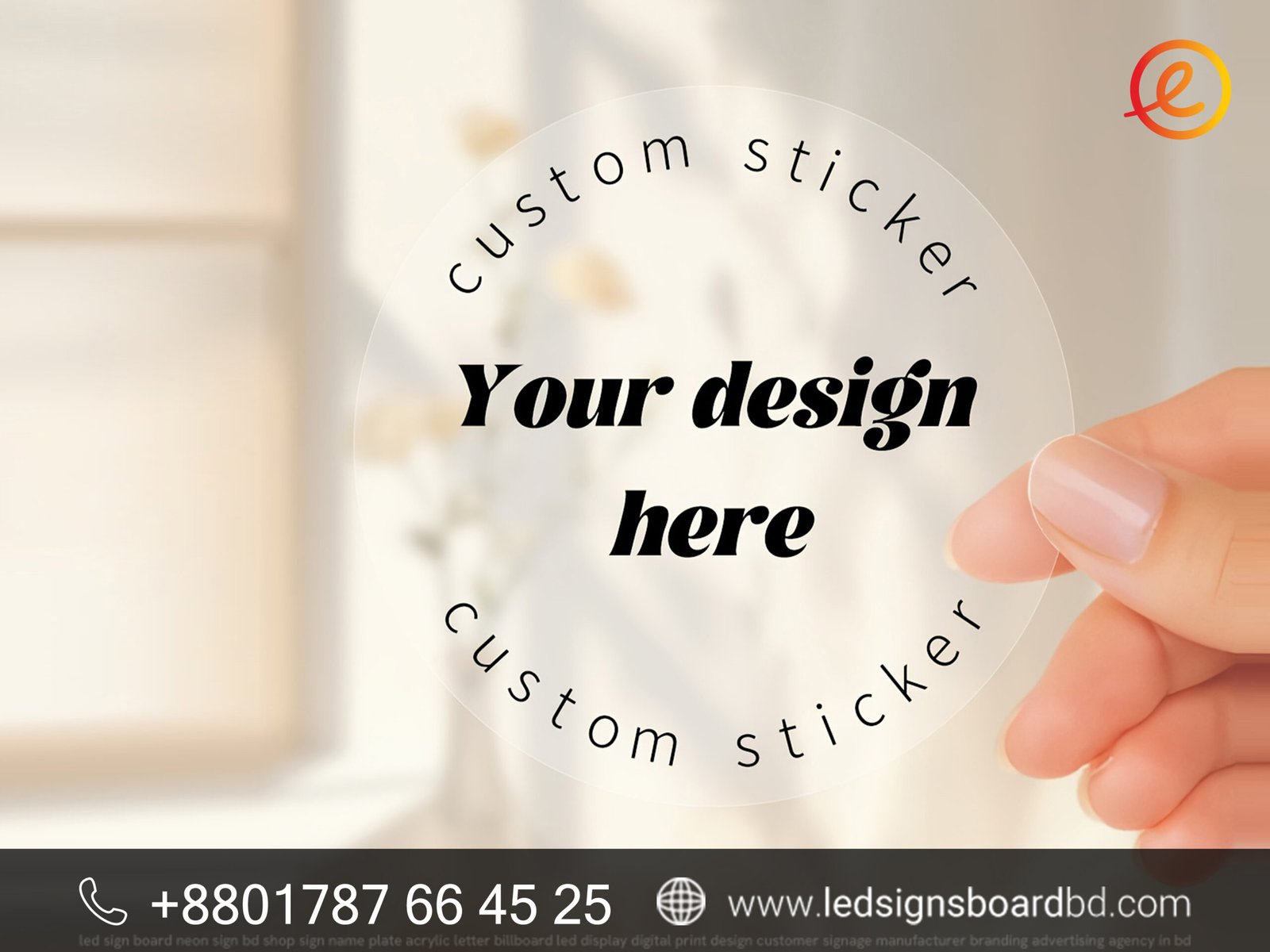 Sticker Printing for Product Labels