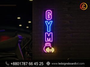 LED Neon Sign Design and Manufacturing for Gym | Best Quality