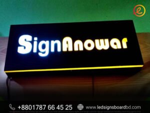 Off-Cut Signage with Acrylic Letters