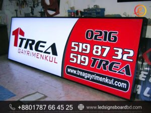 Profile Box Sign for Shops and Offices