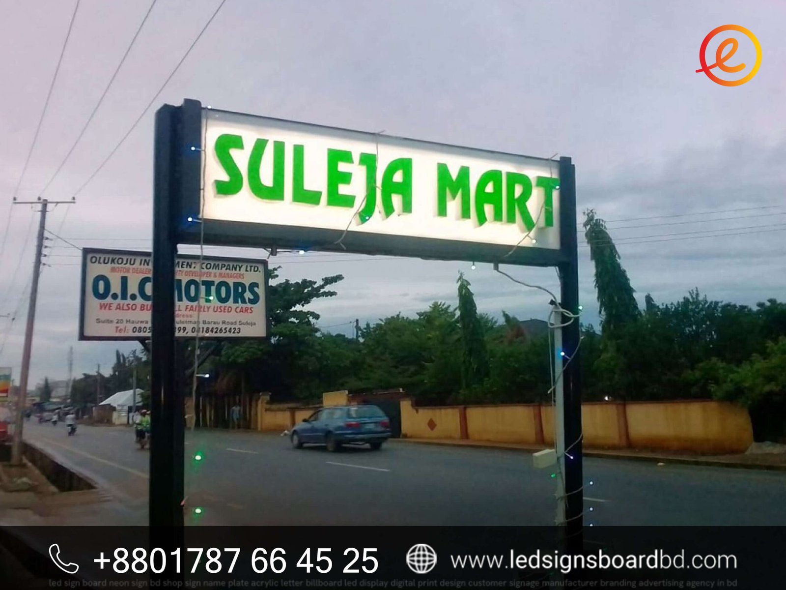 Profile Box Signage with LED Lighting