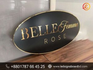 LED Round Sign Board in Bangladesh for Restaurants and Cafes